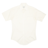 CENTURY SQUARE Mens Plain Shirt Cream S