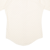 WEDGEFIELD Mens Shirt Cream Spotted L
