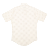 WEDGEFIELD Mens Shirt Cream Spotted L