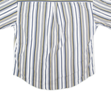 NATURAL ISSUE Mens Shirt White Striped XL