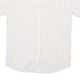BOSS HUGO BOSS Mens Shirt White Striped L