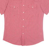 WRANGLER Mens Shirt Red Check M