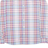 NAUTICA Mens Shirt Blue Check Long Sleeve XL