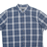 LEE Mens Shirt Blue Check XL