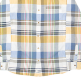 WOOLRICH Mens Shirt Blue Check L