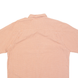 NAUTICA Mens Shirt Orange Check XL