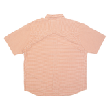 NAUTICA Mens Shirt Orange Check XL