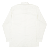 C&A Mens Plain Shirt White Long Sleeve L