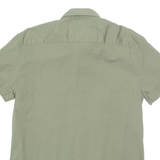 TOMMY HILFIGER Mens Plain Shirt Green XL
