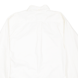 TOMMY HILFIGER Mens Plain Shirt White Long Sleeve L