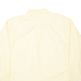 TOMMY HILFIGER Mens Plain Shirt Yellow Long Sleeve XL