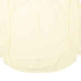 TOMMY HILFIGER Mens Plain Shirt Yellow Long Sleeve XL
