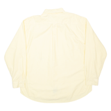 TOMMY HILFIGER Mens Plain Shirt Yellow Long Sleeve XL
