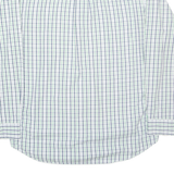 TOMMY HILFIGER Mens Shirt White Check Long Sleeve L