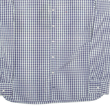 TOMMY HILFIGER Mens Shirt Blue Check Long Sleeve L