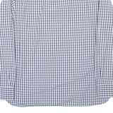 TOMMY HILFIGER Mens Shirt Blue Check Long Sleeve L