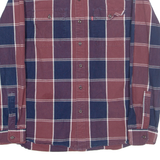 LEVI'S Mens Shirt Red Check Long Sleeve M