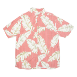 BATIK BAY Mens Hawaiian Shirt Red Floral L