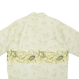 HILO HATTER Mens Hawaiian Shirt Green Floral XL
