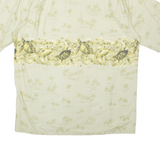 HILO HATTER Mens Hawaiian Shirt Green Floral XL