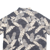 BATIK BAY Mens Hawaiian Shirt Black Crazy Pattern 2XL