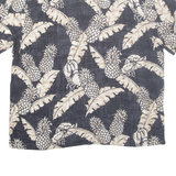 BATIK BAY Mens Hawaiian Shirt Black Crazy Pattern 2XL