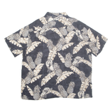 BATIK BAY Mens Hawaiian Shirt Black Crazy Pattern 2XL