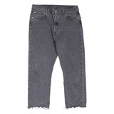 LEVI'S 501 Jeans Womens Grey Regular Straight W32 L24