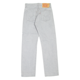 LEVI'S 501 Jeans Mens Grey Regular Straight W26 L29