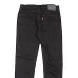 LEVI'S 511 Jeans Mens Black Slim Straight W28 L27