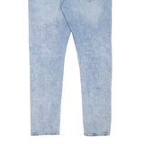 LEVI'S 512 BIG E Jeans Mens Blue Slim Tapered Stone Wash W36 L34