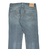 LEVI'S 501 Jeans Mens Blue Regular Straight Stone Wash W34 L30
