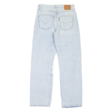 LEVI'S 501 Jeans 90s Patchwork Womens Blue Regular Straight Stone Wash W26 L30