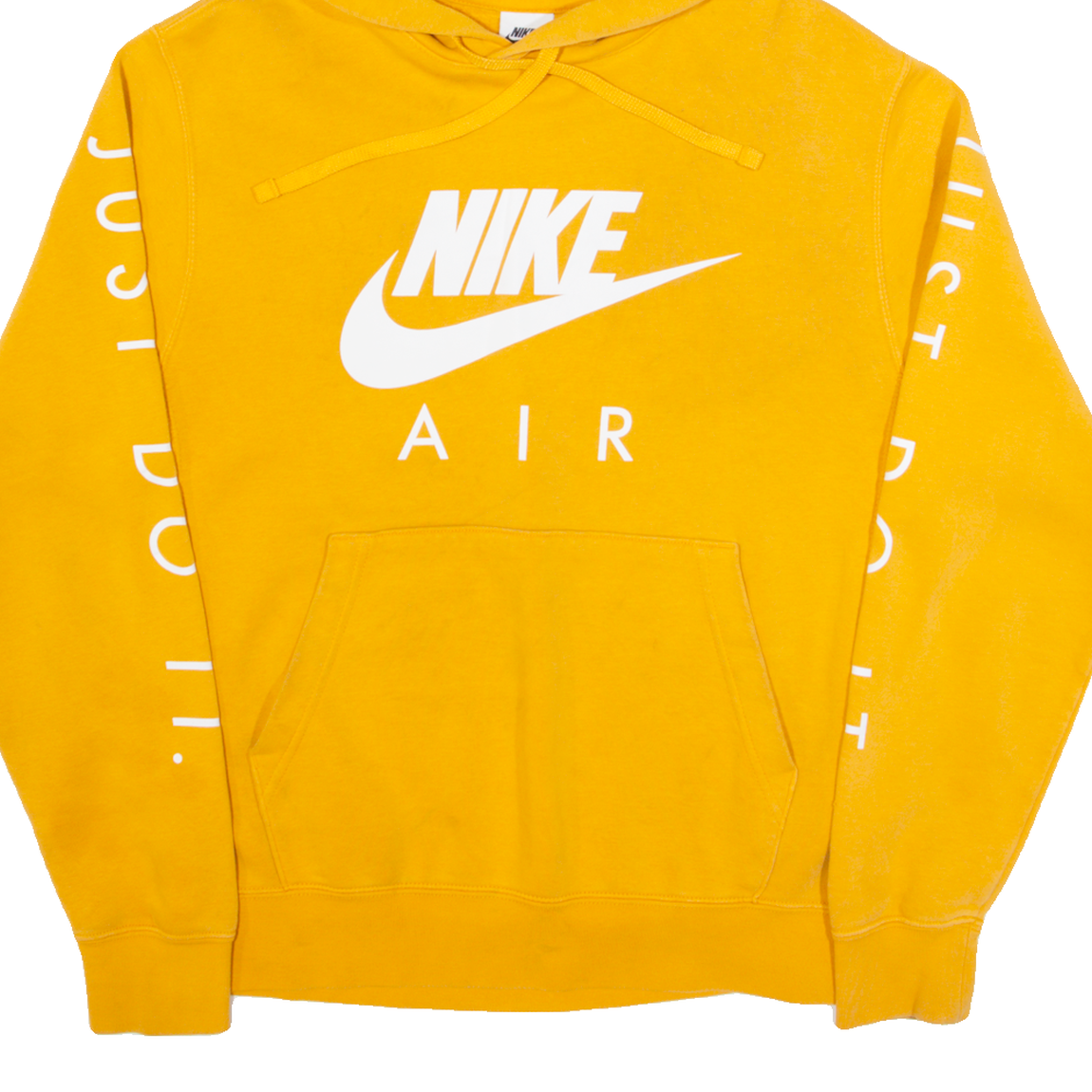 NIKE AIR Mens Yellow Hoodie S – Cerqular