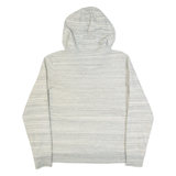 CARHARTT Relaxed Fit 1/4 Zip Up Womens Grey Hoodie L