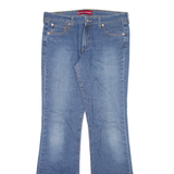 LEVI'S 518 Womens Jeans Blue Regular Bootcut Stone Wash W32 L33