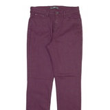 LEVI'S 512 Womens Jeans Maroon Slim Skinny W28 L31