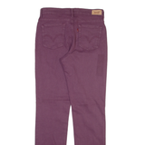 LEVI'S 512 Womens Jeans Maroon Slim Skinny W28 L31