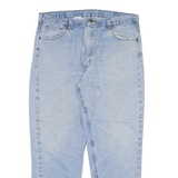 CARHARTT Mens Jeans Blue Relaxed Straight Stone Wash W40 L32