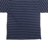 TOMMY HILFIGER GOLF Mens Polo Shirt Blue Striped L