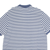 CHAPS Mens Polo Shirt Blue Striped 2XL