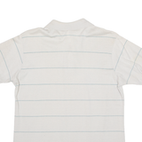 GANT Mens Polo Shirt Grey 90s Striped L