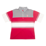 AUREUS Mens Polo Shirt Red Striped XL