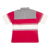 AUREUS Mens Polo Shirt Red Striped XL