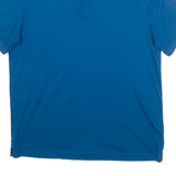 CALVIN KLEIN Soft Touch Mens Polo Shirt Blue L