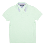 TOMMY HILFIGER Slim Fit Mens Polo Shirt Green M