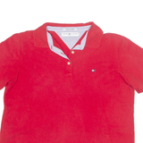 TOMMY HILFIGER Womens Polo Shirt Red XL