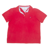 TOMMY HILFIGER Womens Polo Shirt Red XL