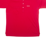 CROSS CREEK Mens Polo Shirt Red 90s L