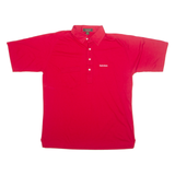 CROSS CREEK Mens Polo Shirt Red 90s L